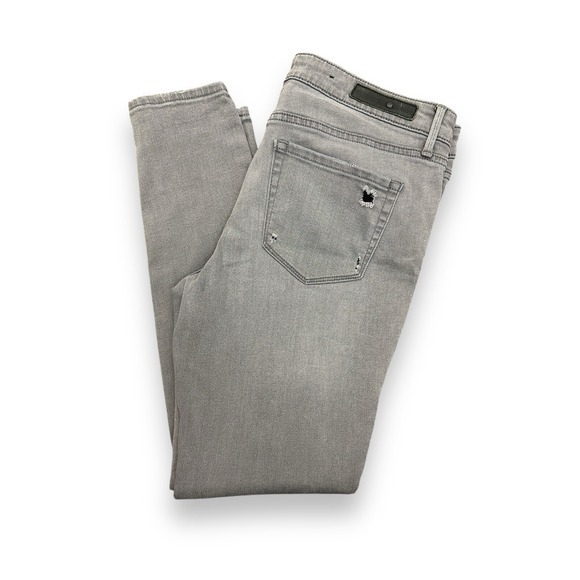 Treasure & Bond Women Distressed Faded Black Jeans Mid-Rise Skinny Ankle Sz 30 - Picture 14 of 14